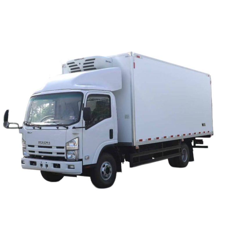 4x2 Qingling Isuzu refrigerated truck is suitable for urban refrigerated and frozen transportation