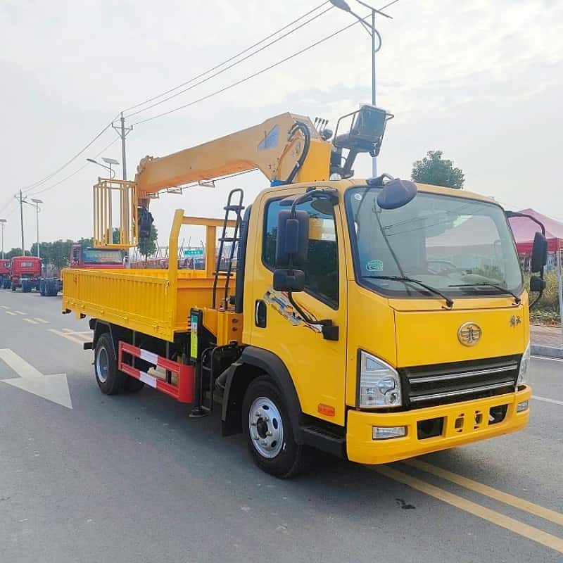 Grúa montada sobre camión Jiefang XCMG de 7 toneladas