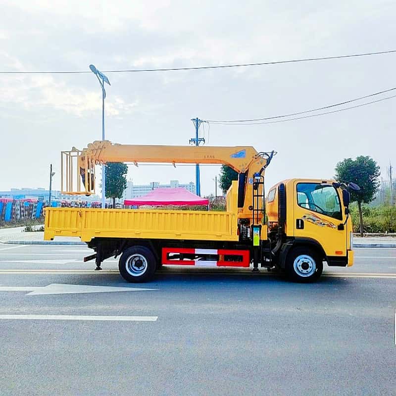 Grúa montada sobre camión Jiefang XCMG de 7 toneladas