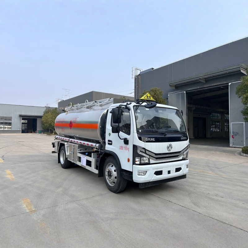 Camión cisterna de combustible de aleación de aluminio DFL de 12000 litros