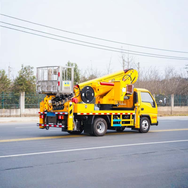 JMC  28m Telescopic Boom Lift Aerial Work Platform Truck for Sale