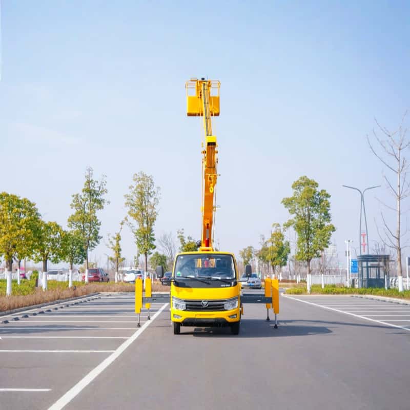 Foton 14m Straight Boom Aerial Lift Truck with Double Cab