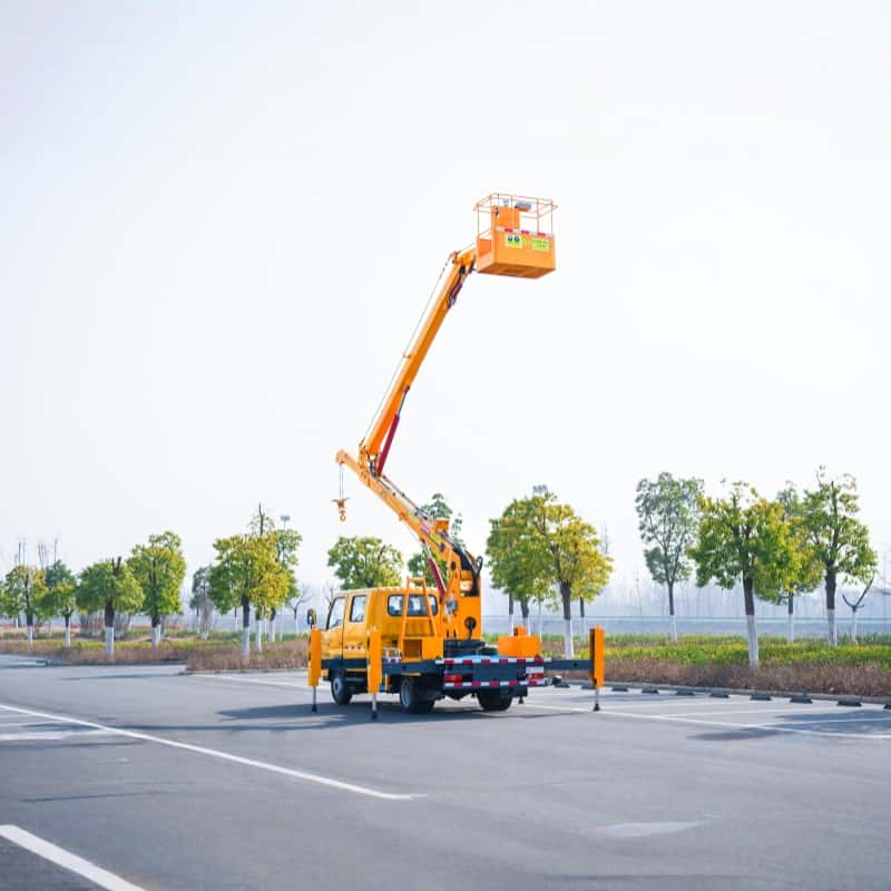 Foton 14m Straight Boom Aerial Lift Truck with Double Cab