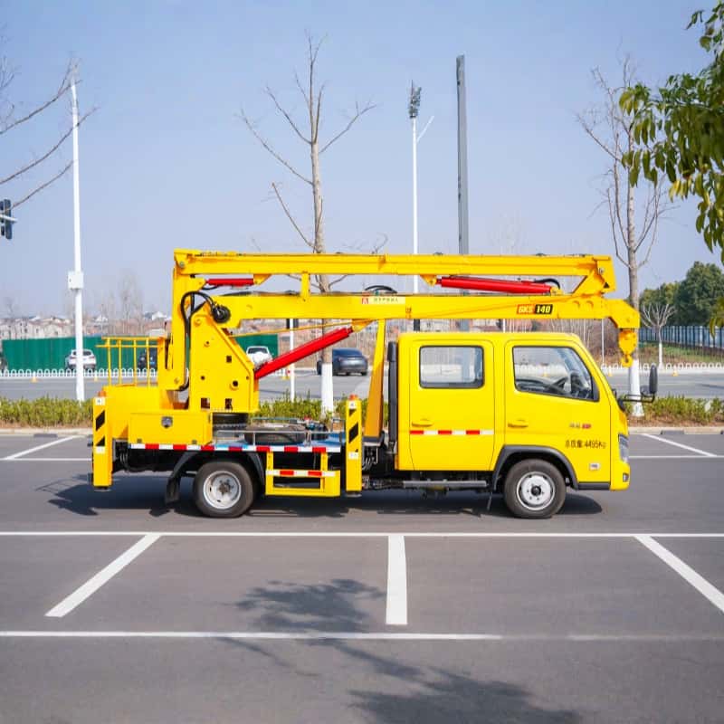 Foton 14m Straight Boom Aerial Lift Truck with Double Cab