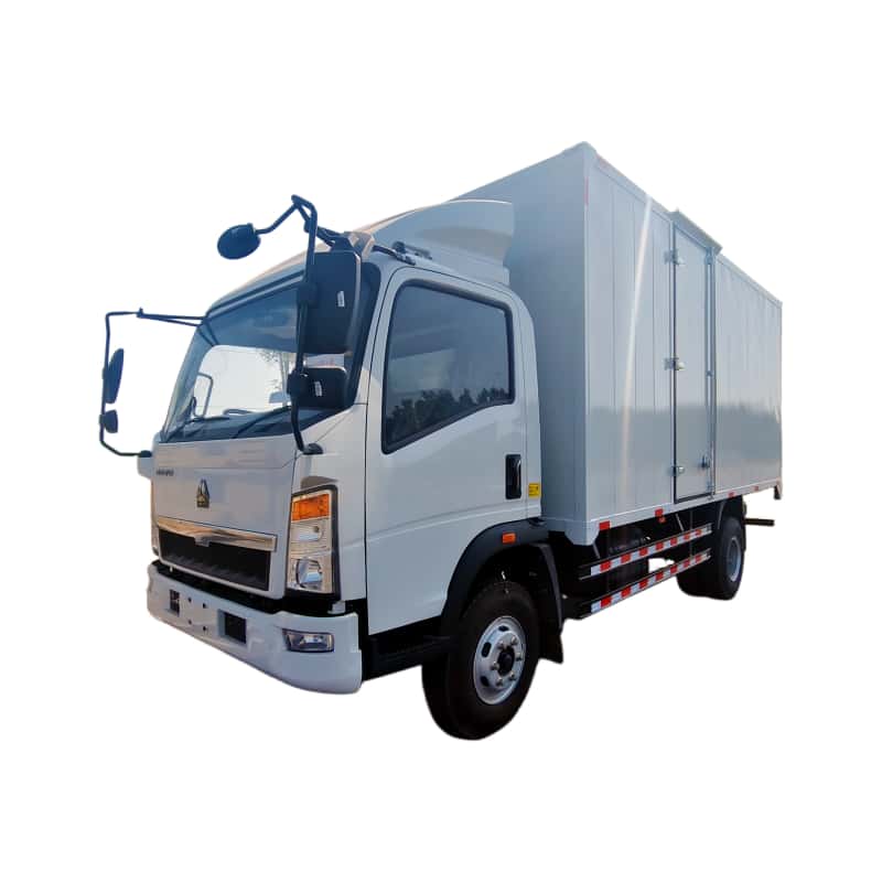 Sinotruk Howo 4X2 Box Truck with Left Side Door