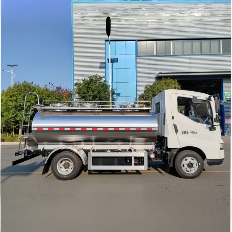 BYD Electric Milk Tanker Truck with Food-Grade Stainless Steel Tank