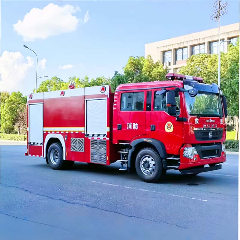 Sinotruk Howo 8-ton foam fire truck