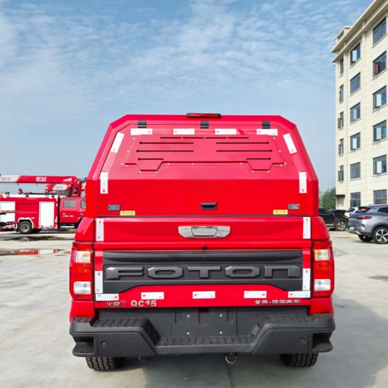 Foton Light High-Pressure Water Mist Emergency Rescue Fire Truck / Equipment Fire Truck