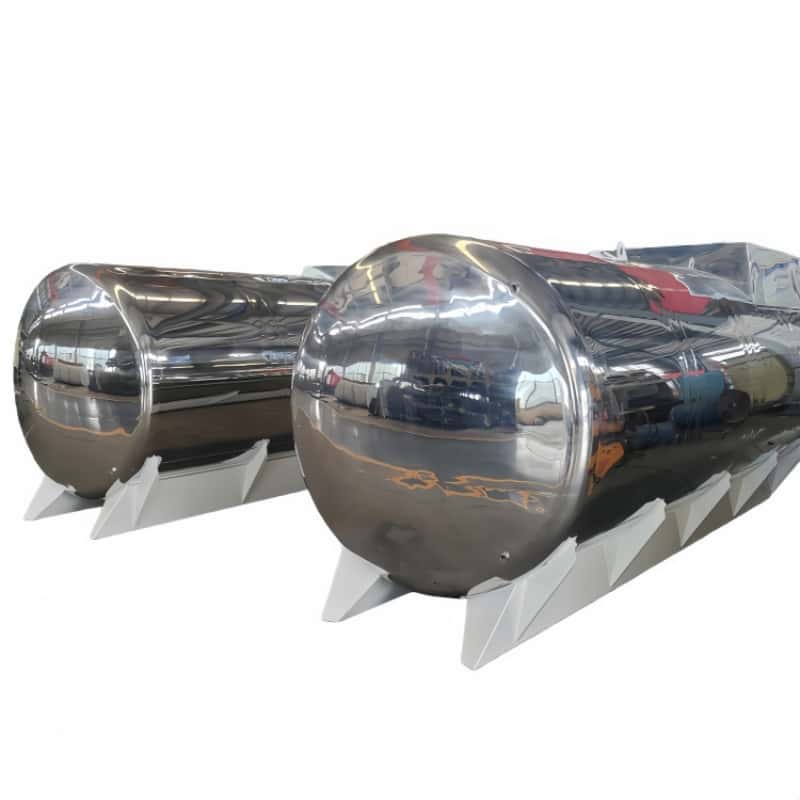 Mirror Polished Stainless Steel Water Tank Body for 4x2 Water Supply Truck