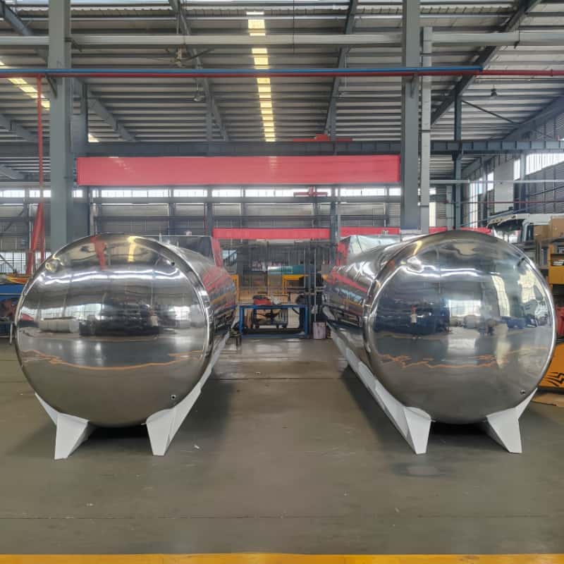 Mirror Polished Stainless Steel Water Tank Body for 4x2 Water Supply Truck