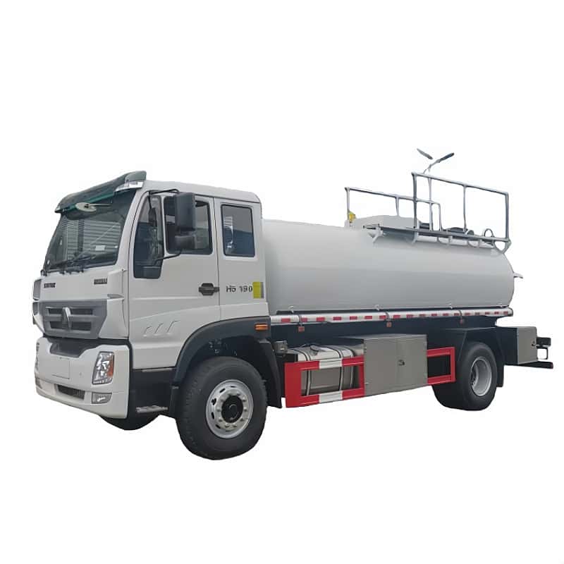 Howo 10m³ Stainless Steel Water Supply Truck