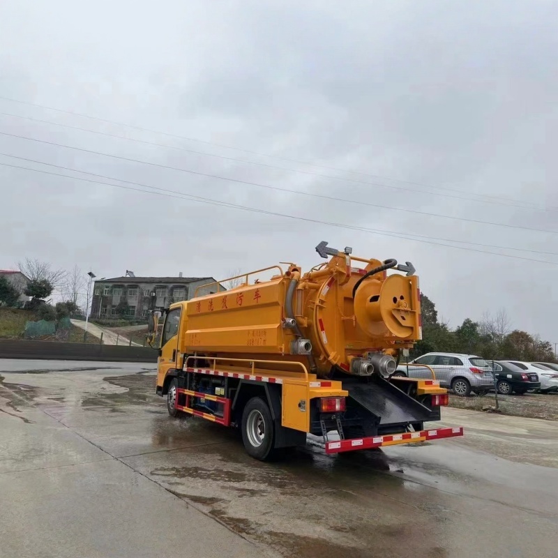 Sinotruk HOWO Blue Plate Combined Sewer Jetting and Vacuum Truck