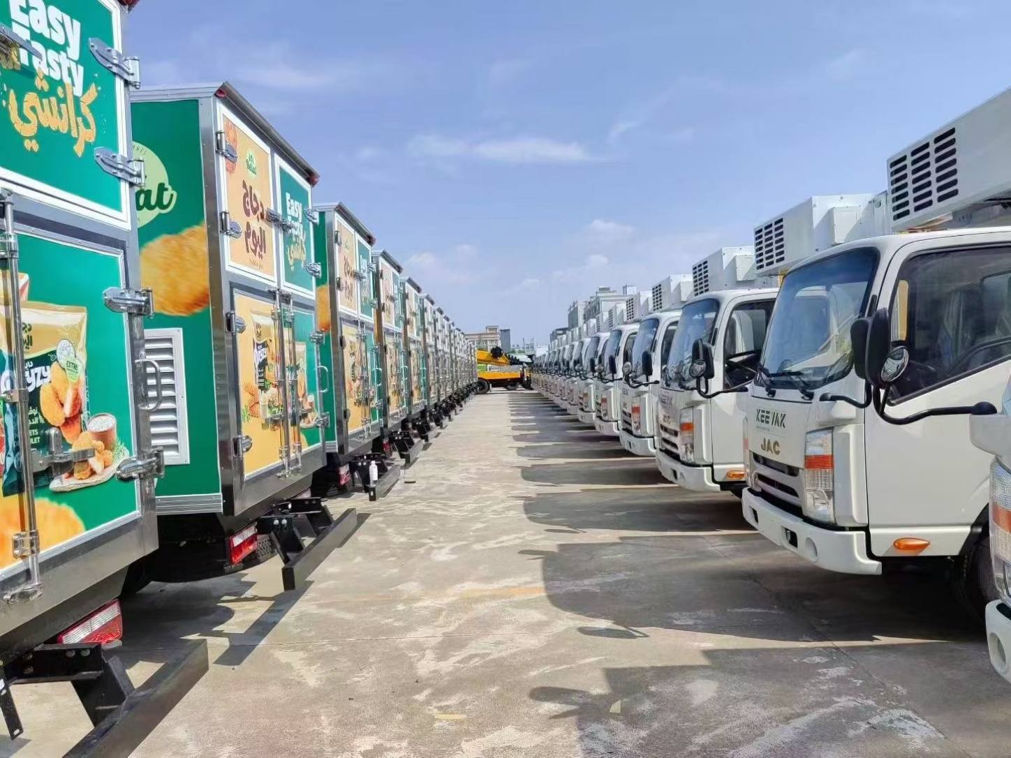 JAC Freezer Truck Export JAC Freezer Truck Export