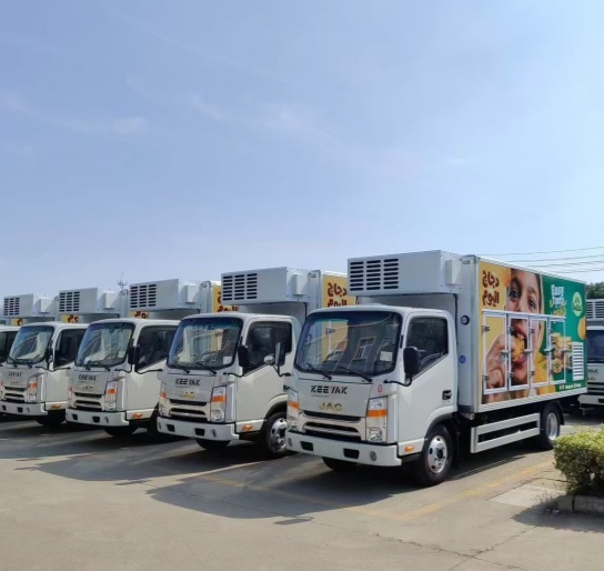 Camiones frigoríficos para helados a -40 °C | 50 unidades listas para exportación