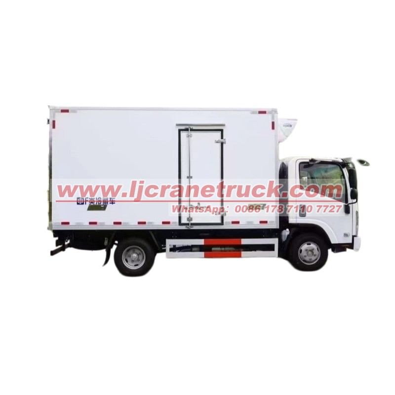 Camión frigorífico Isuzu de 5 toneladas con sistema de refrigeración Carrier
