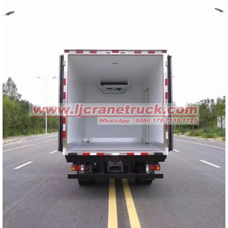 Camión frigorífico Isuzu de 5 toneladas con sistema de refrigeración Carrier