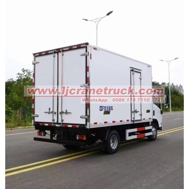 Camión frigorífico Isuzu de 5 toneladas con sistema de refrigeración Carrier