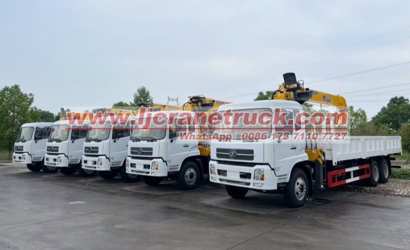 Grúas montadas sobre camión XCMG de 8 toneladas exportadas a Manila, Filipinas.